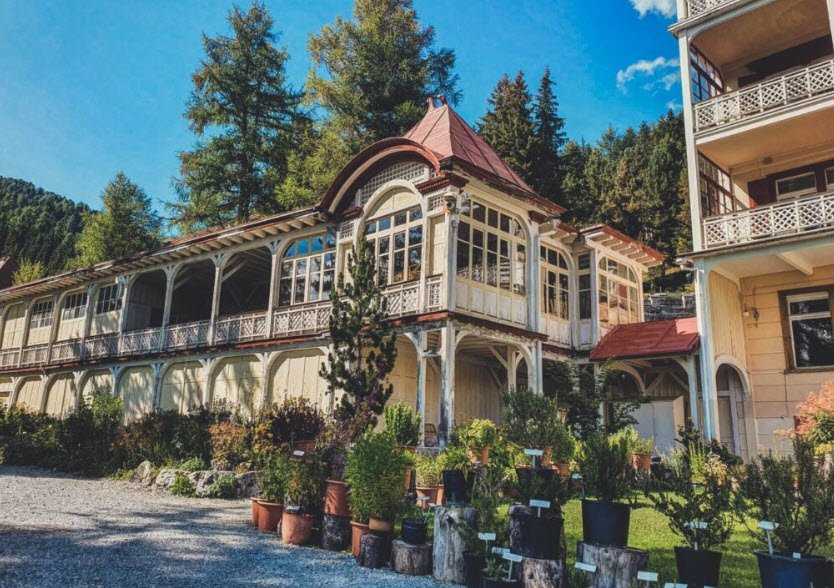 Botanischer Alpengarten Schatzalp Alpinum, Switzerland